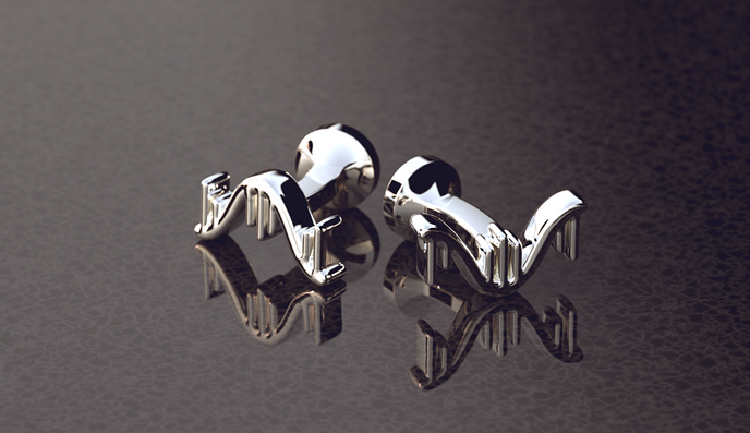 Science inspired cufflinks Science inspired cufflinks