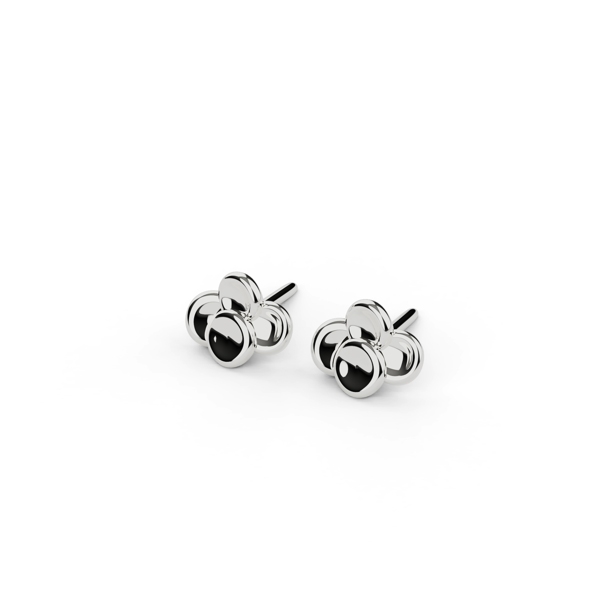 red blood cell studs | silver red blood cell studs | silver