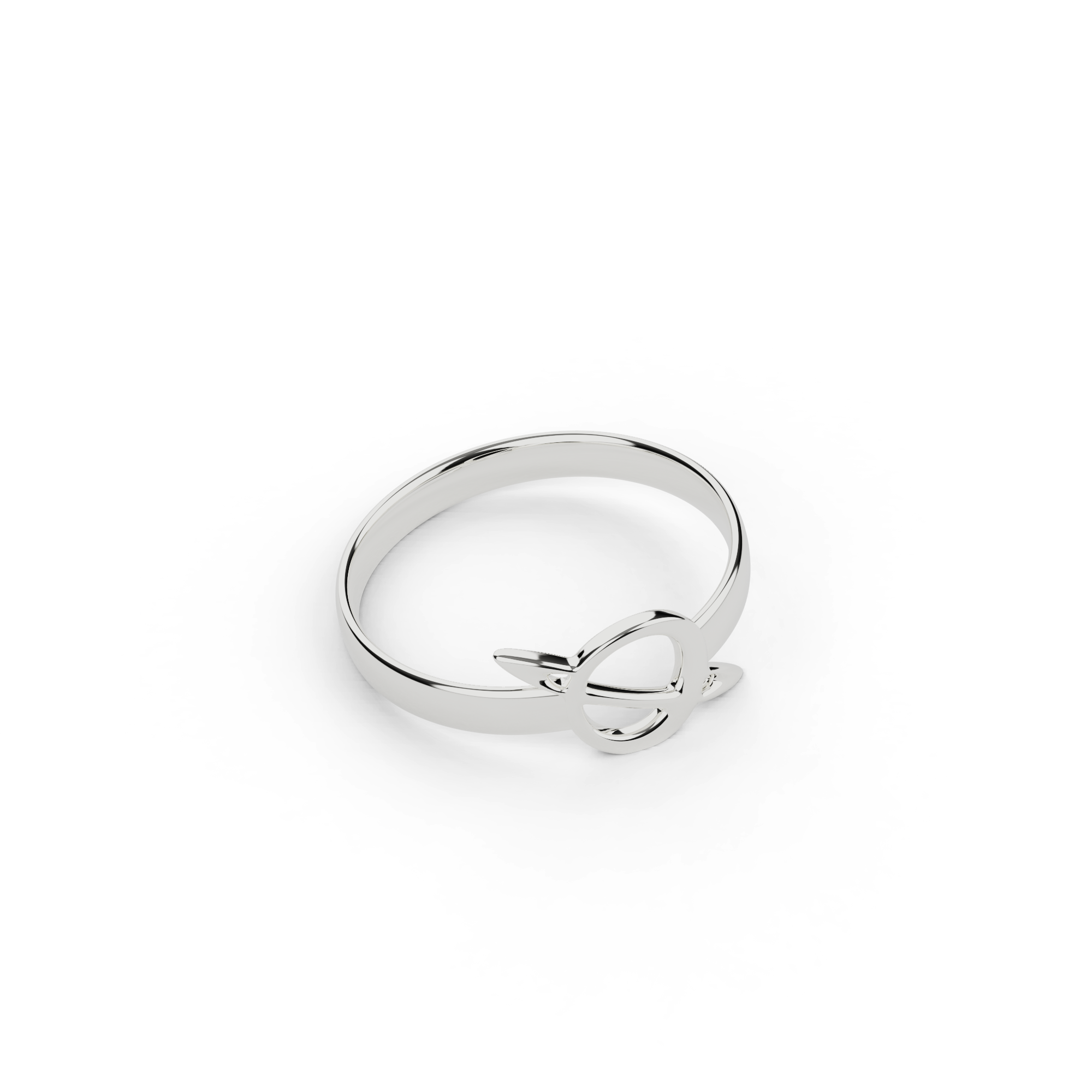 saturn ring | silver