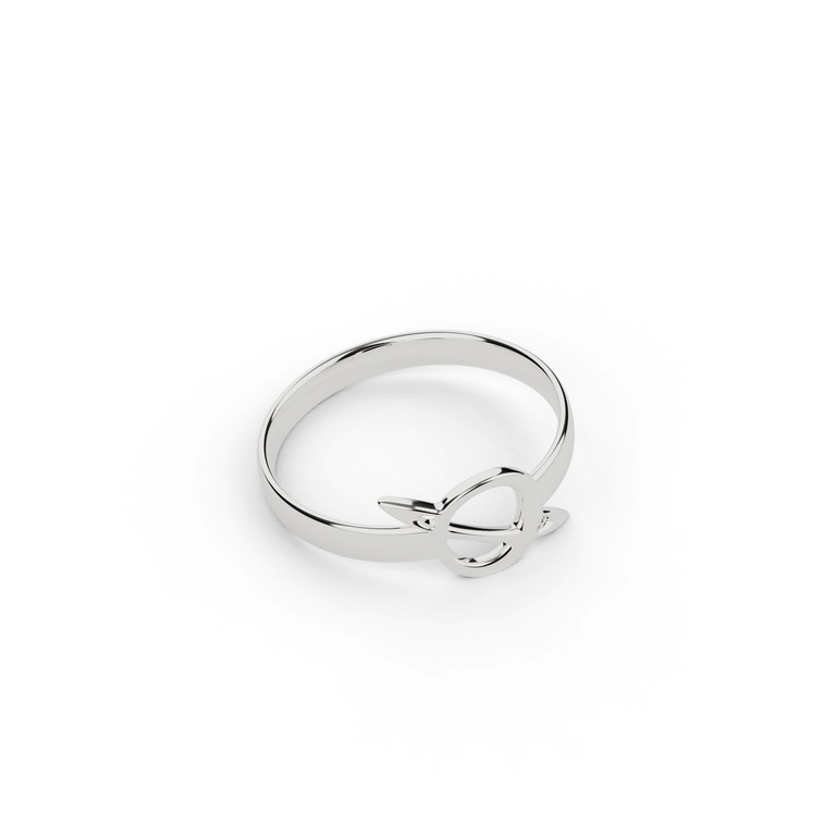 saturn ring | silver saturn ring | silver