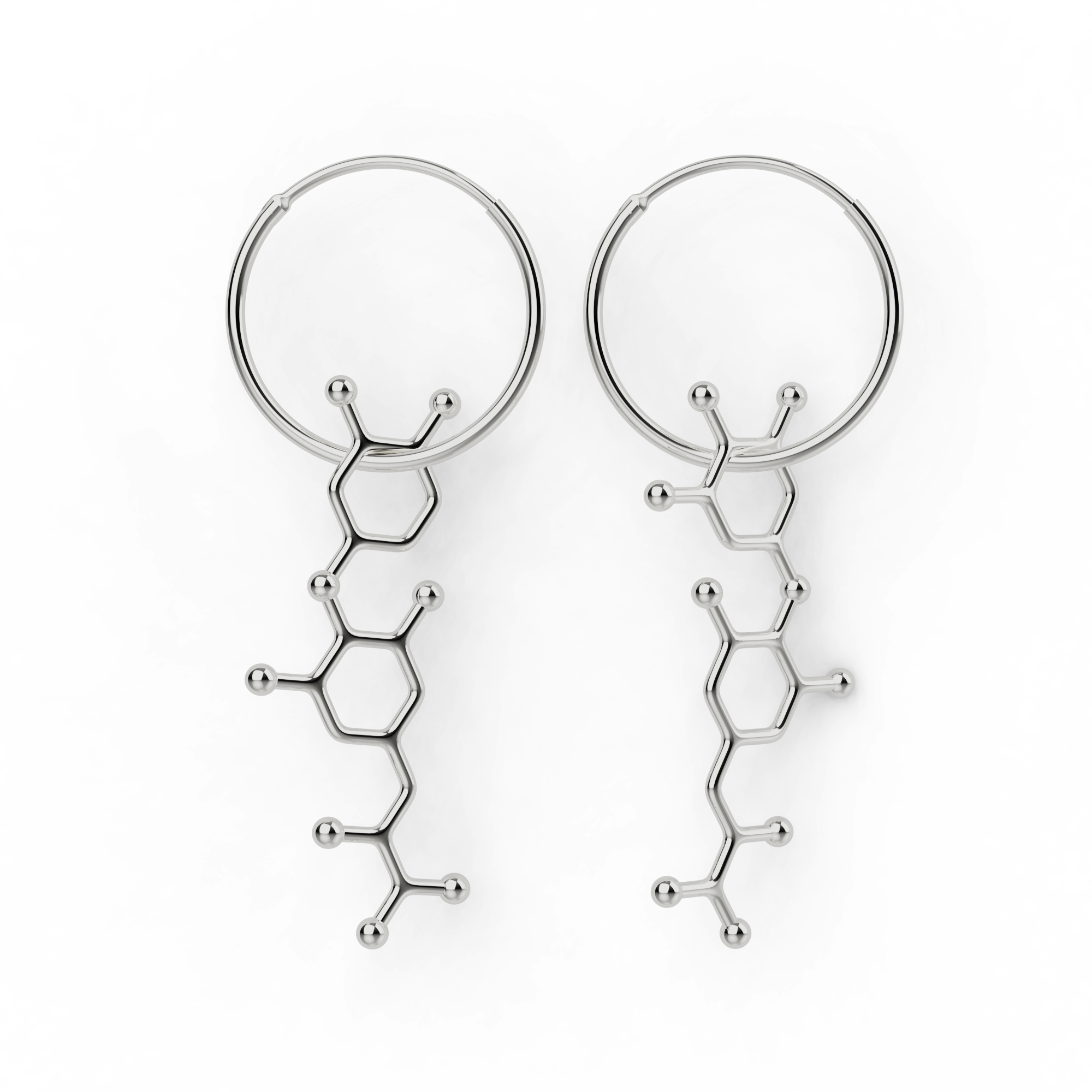 T3 - T4 earrings | silver T3 - T4 earrings | silver