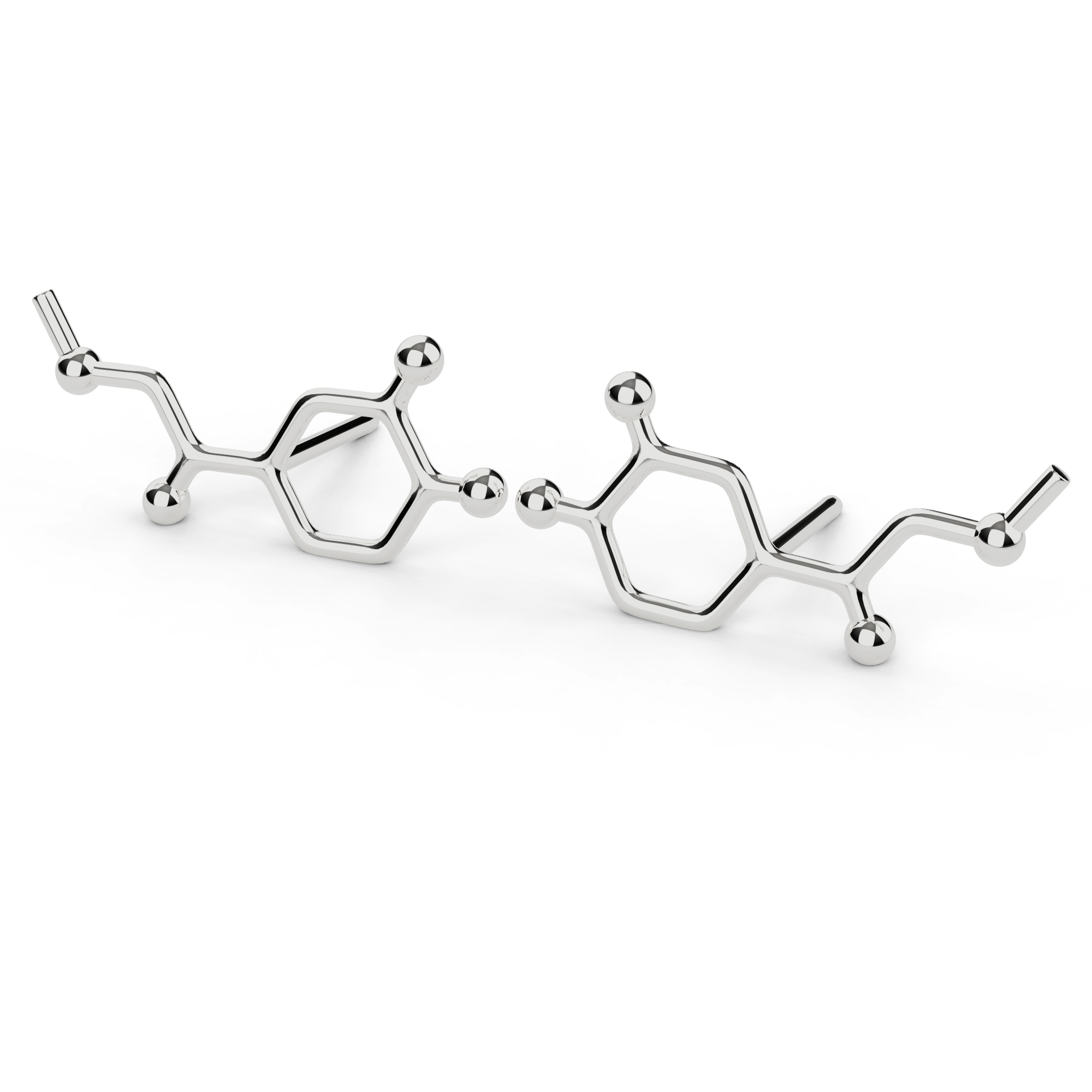 adrenaline studs | silver adrenaline studs | silver