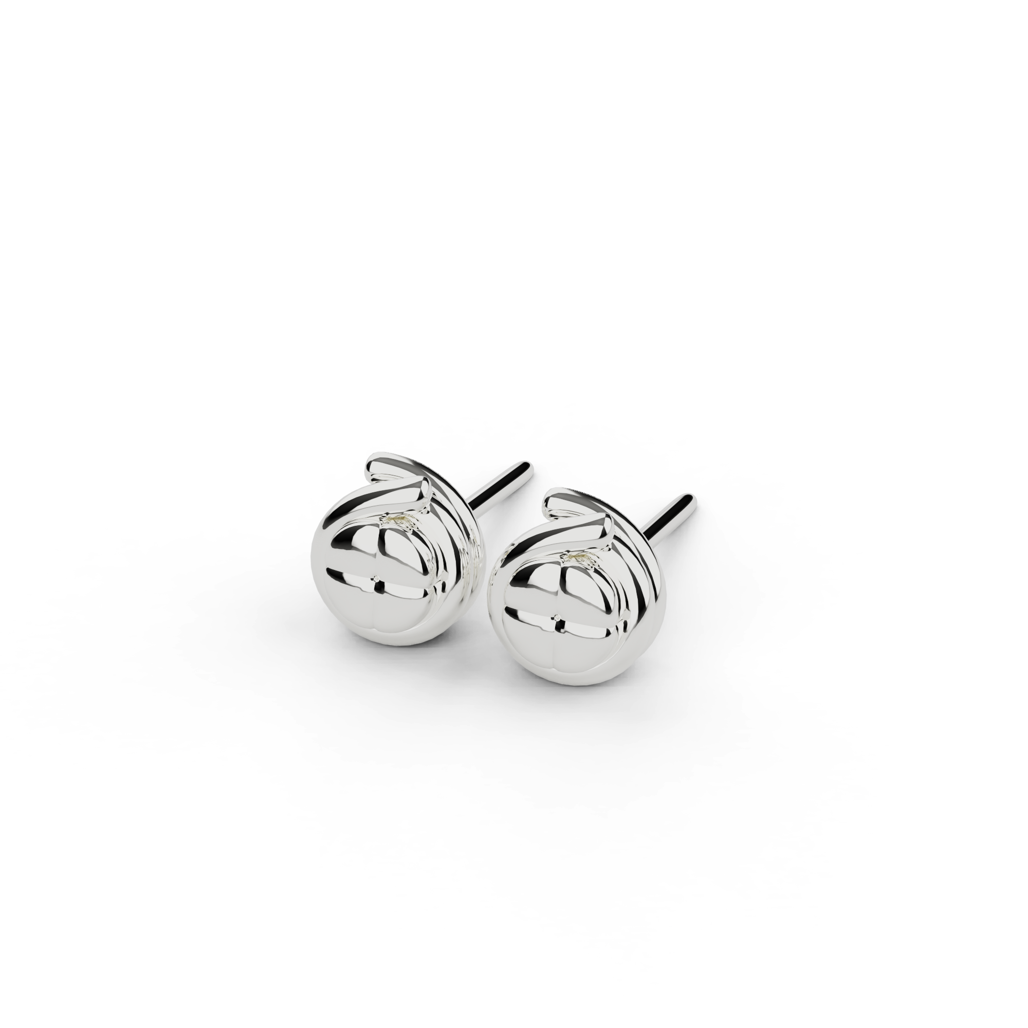 nucleosome studs | silver nucleosome studs | silver