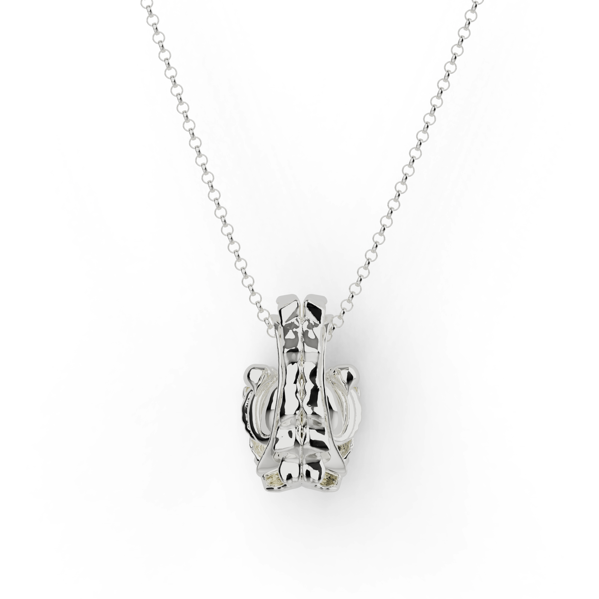 Limbic System Necklace in sterling silver, featuring an intricate brain-inspired design. Perfect science jewelry for neurologists and enthusiasts. Limbic System Necklace in sterling silver, featuring an intricate brain-inspired design. Perfect science jewelry for neurologists and enthusiasts.