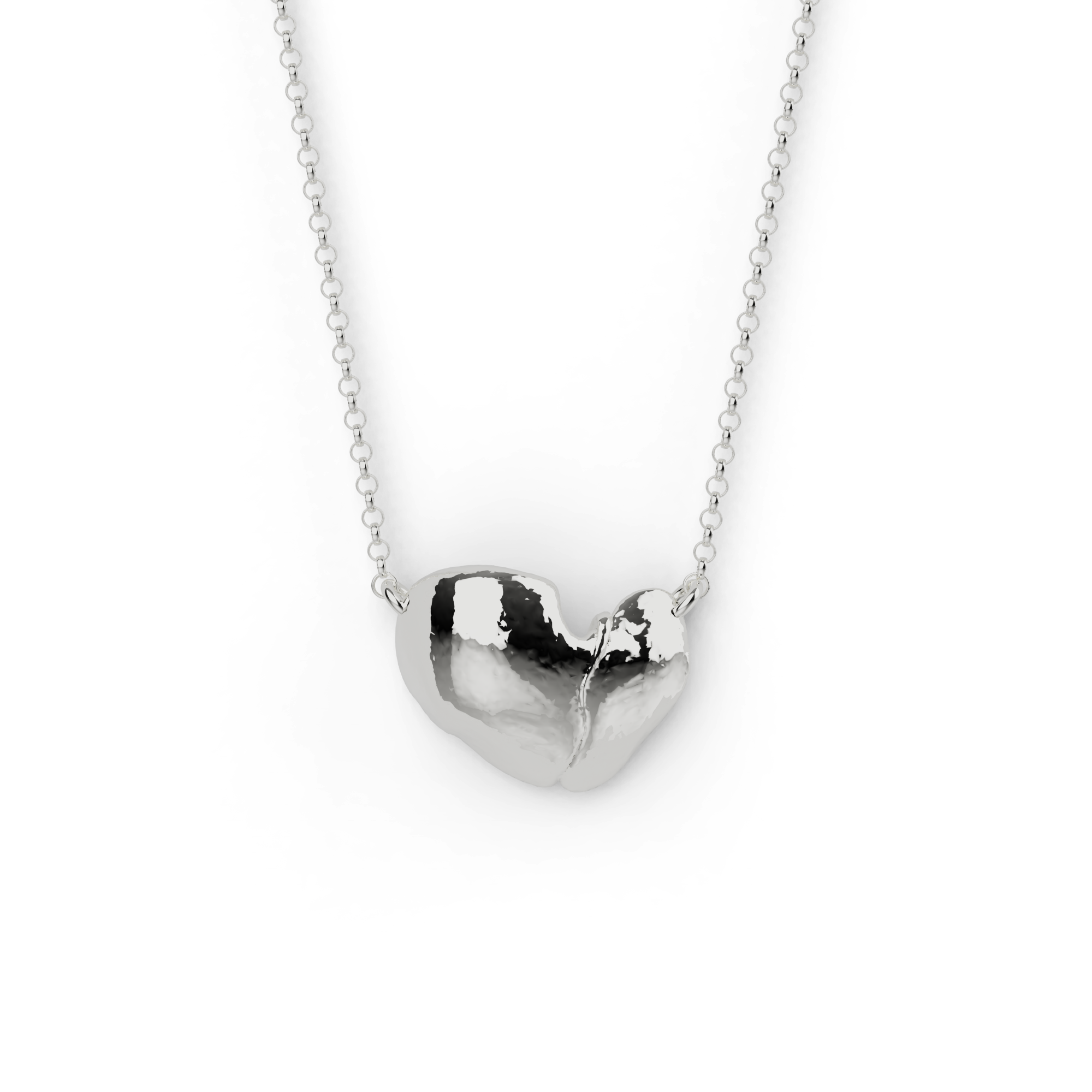 Silver liver necklace on a delicate chain – a science-inspired jewelry piece for medical professionals and anatomy lovers. Silver liver necklace on a delicate chain – a science-inspired jewelry piece for medical professionals and anatomy lovers.