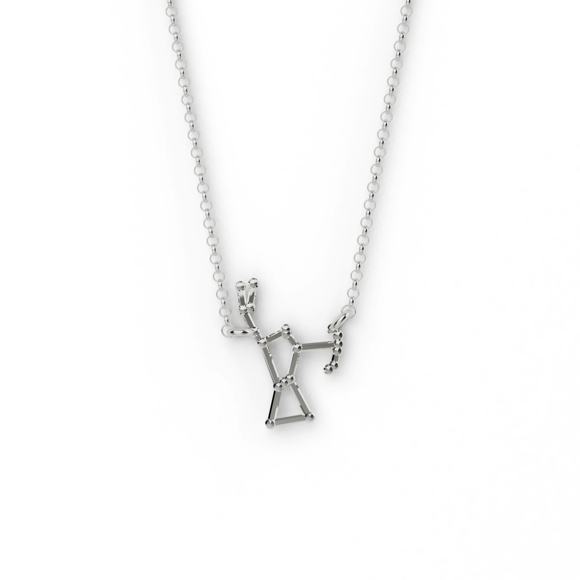 terling silver Orion necklace featuring three-star constellation pendant, a perfect gift for stargazers and science enthusiasts. terling silver Orion necklace featuring three-star constellation pendant, a perfect gift for stargazers and science enthusiasts.