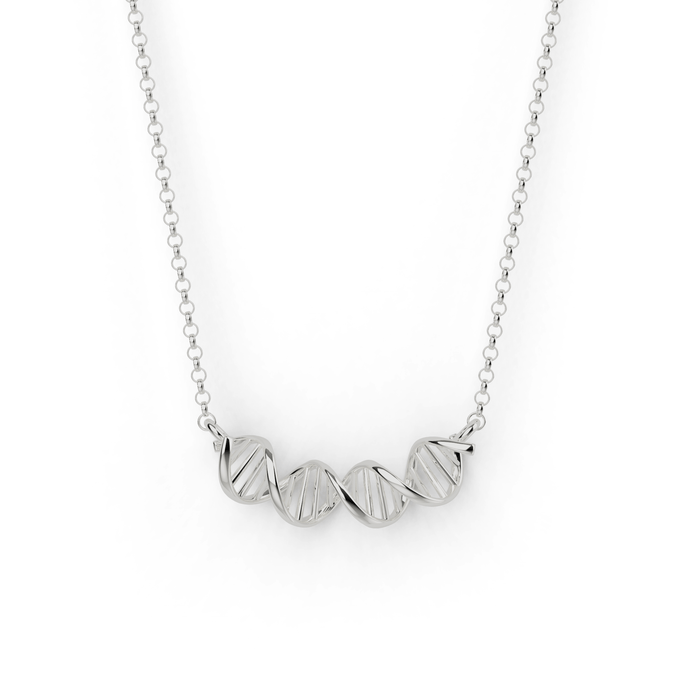 DNA necklace H | silver