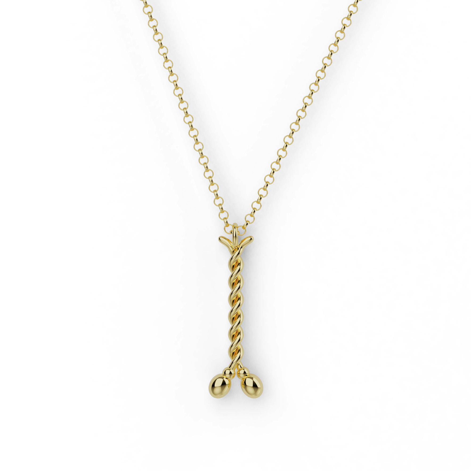 myosin necklace | gold vermeil myosin necklace | gold vermeil