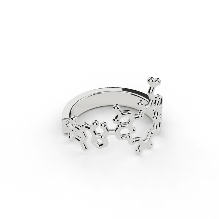 oxytocin ring | silver oxytocin ring | silver