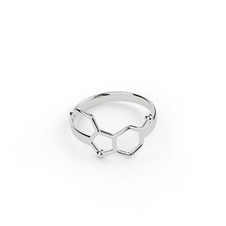 serotonin ring | silver