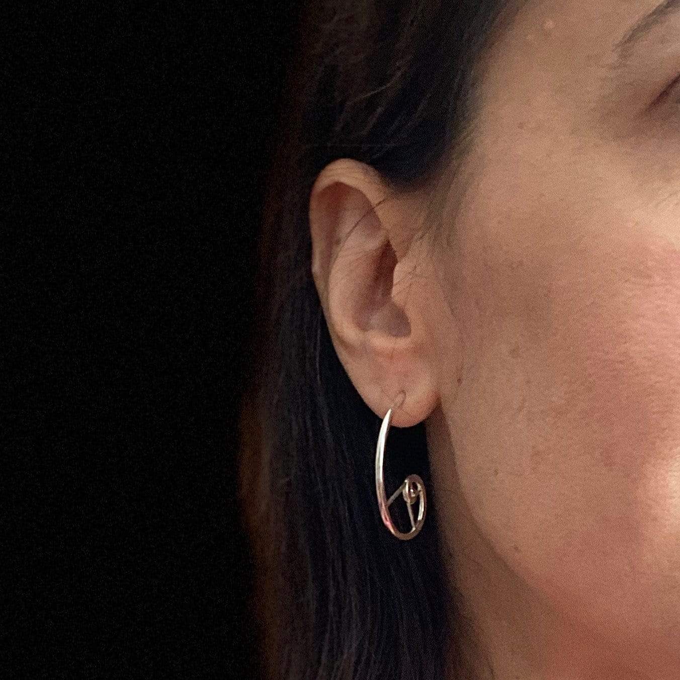 golden ratio earrings in sterling silver golden ratio earrings in sterling silver