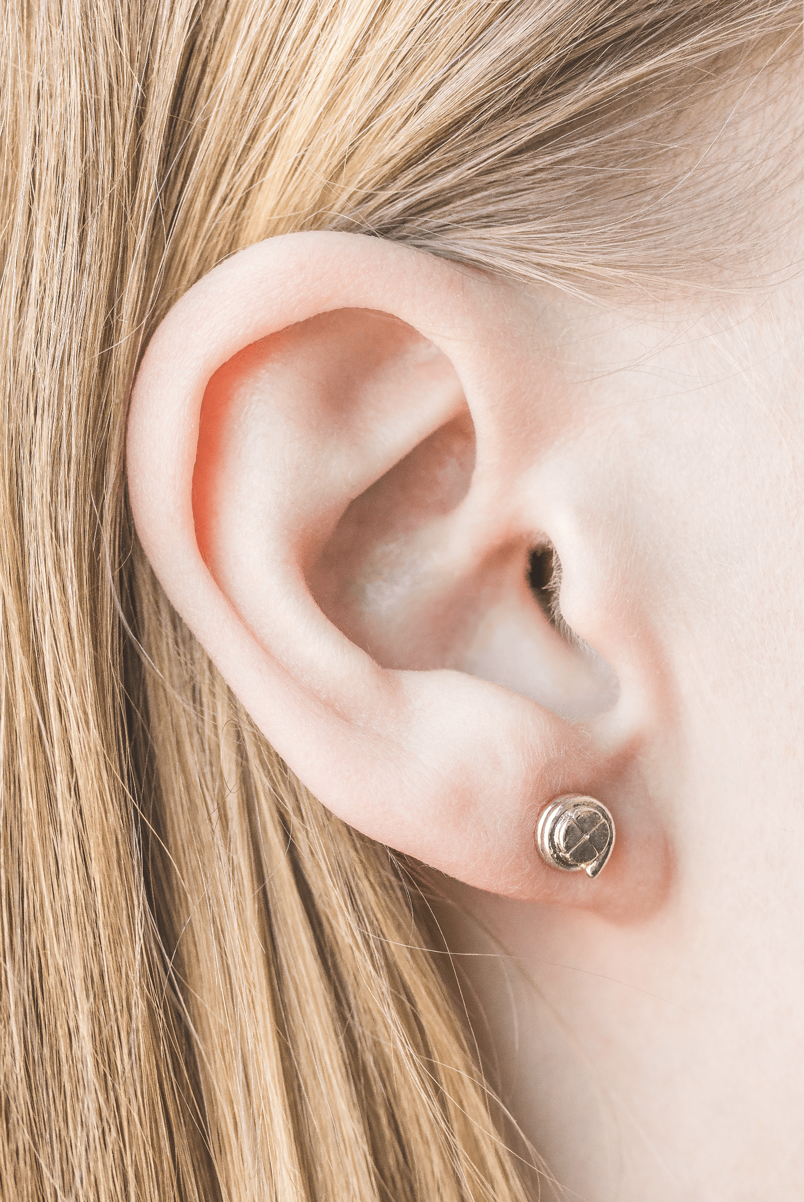 nucleosome studs | silver nucleosome studs | silver