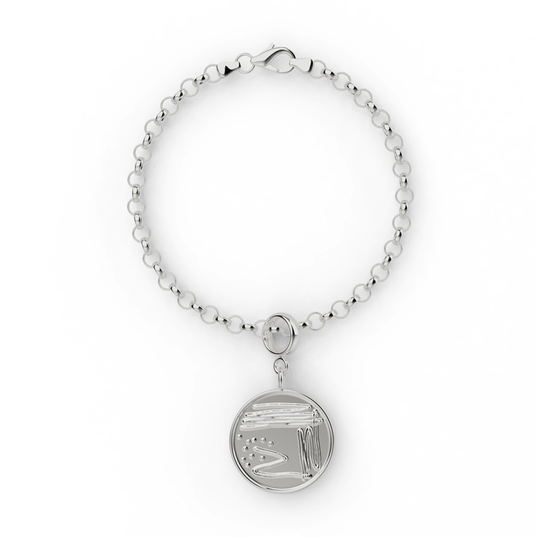 petri dish bracelet | silver