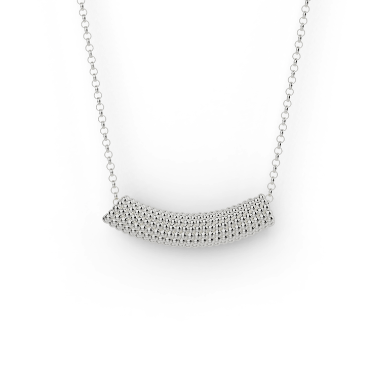 microtubule necklace | silver