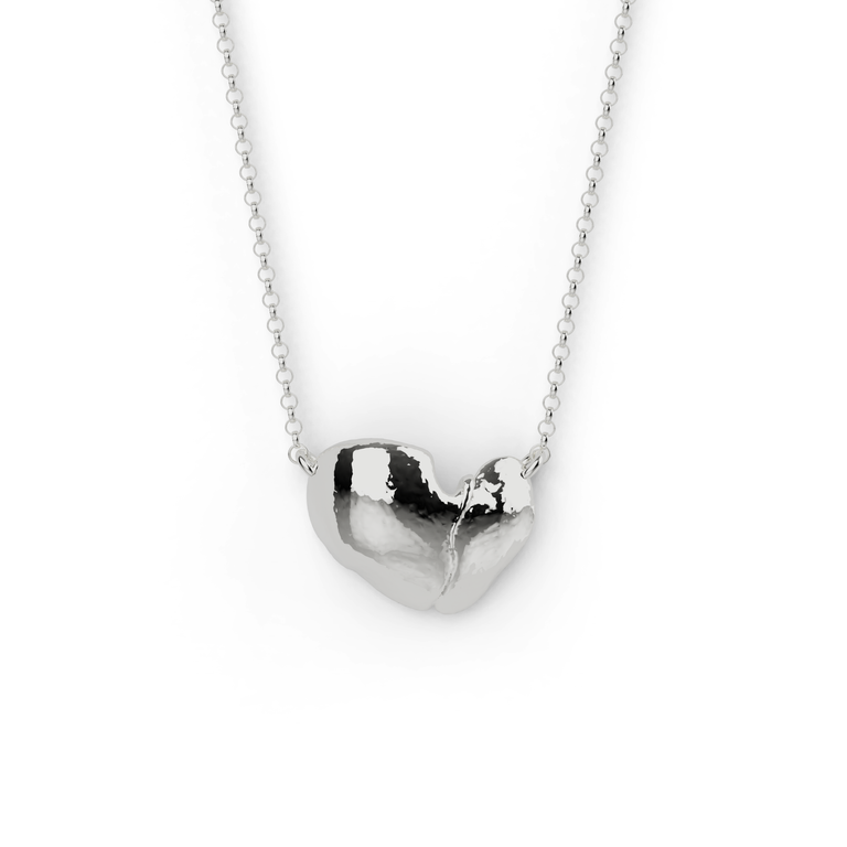 liver necklace | silver