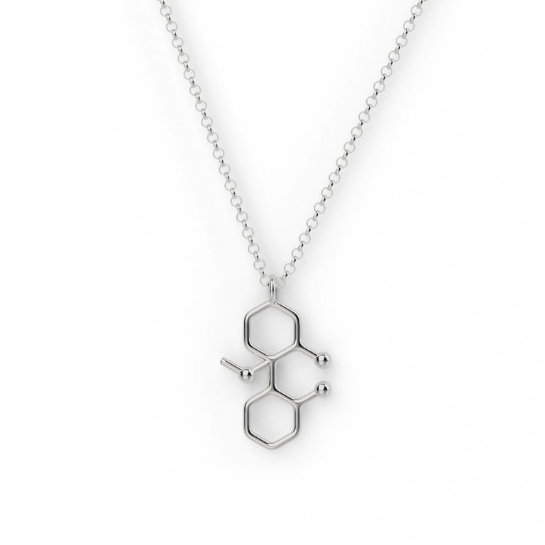 ketamine necklace | silver