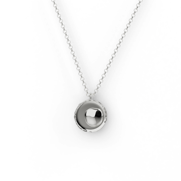 lymphocyte necklace | silver