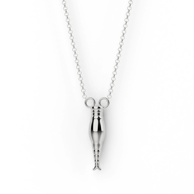 rotifer necklace | silver