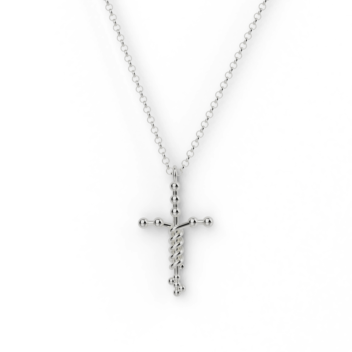 Laminin Necklace | Sterling Silver Cell Biology Jewelry