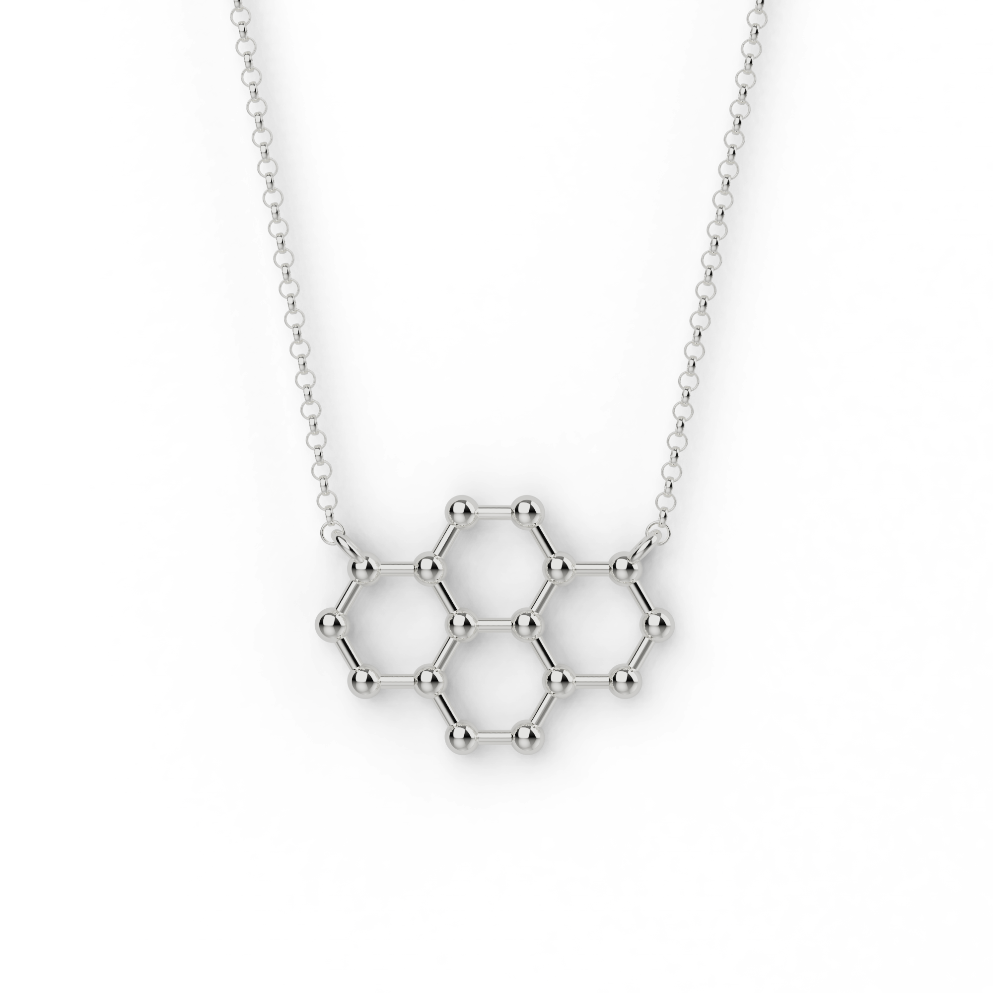 pyrene necklace | silver