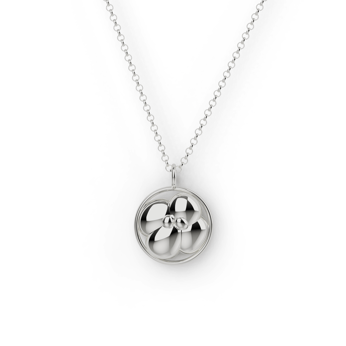 4 cell embryo necklace | silver