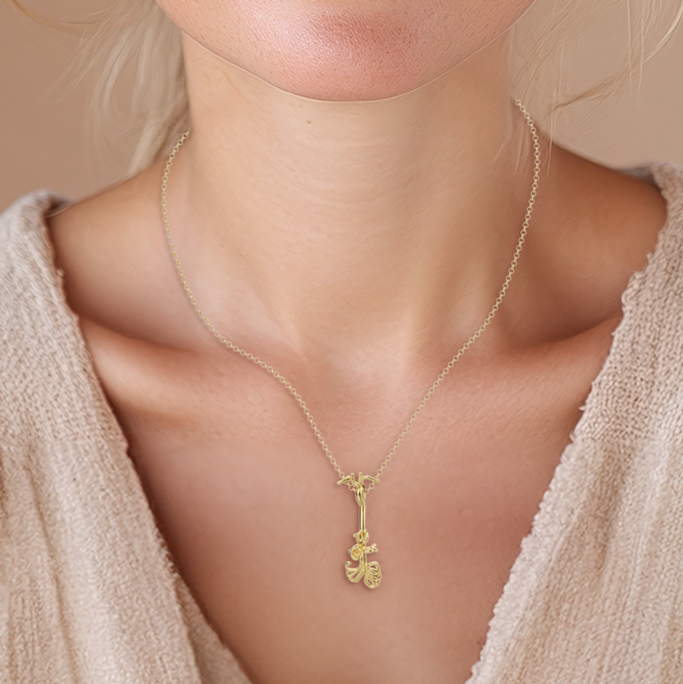 aorta necklace | gold vermeil