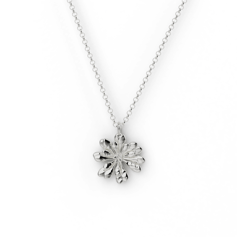 arabidopsis necklace | silver