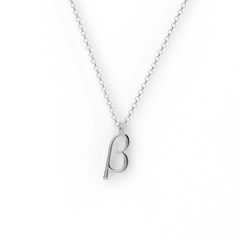 beta necklace | silver