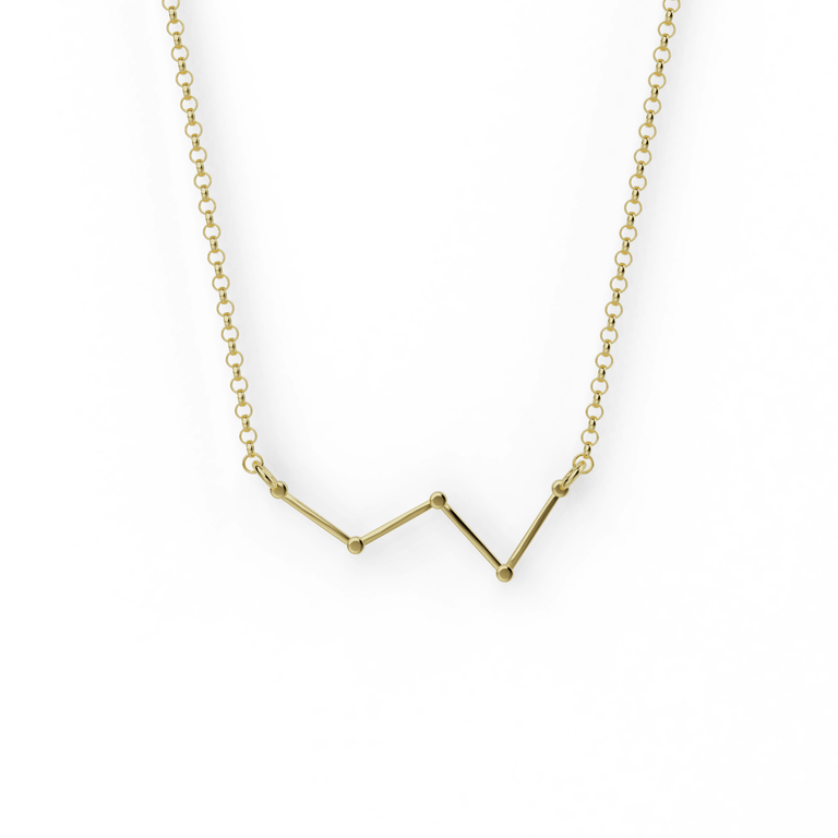 cassiopeia necklace | gold vermeil