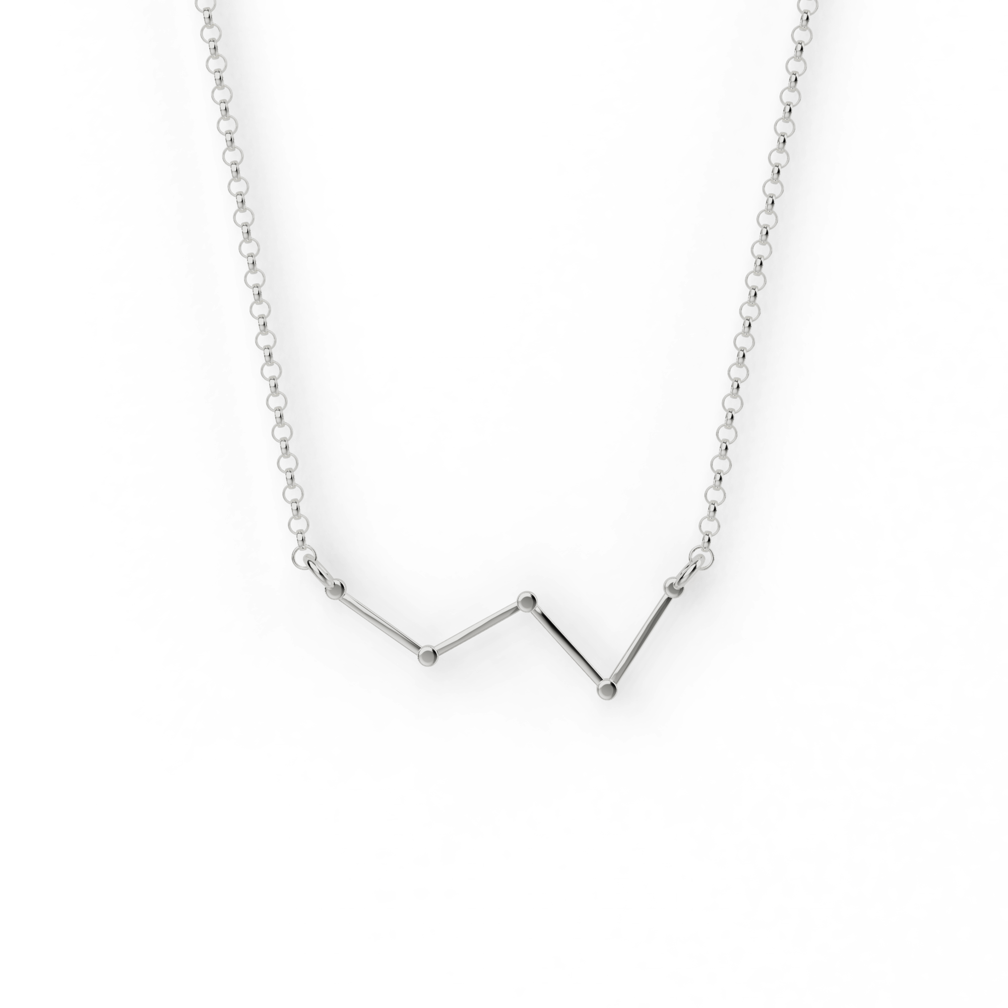 cassiopeia necklace | silver