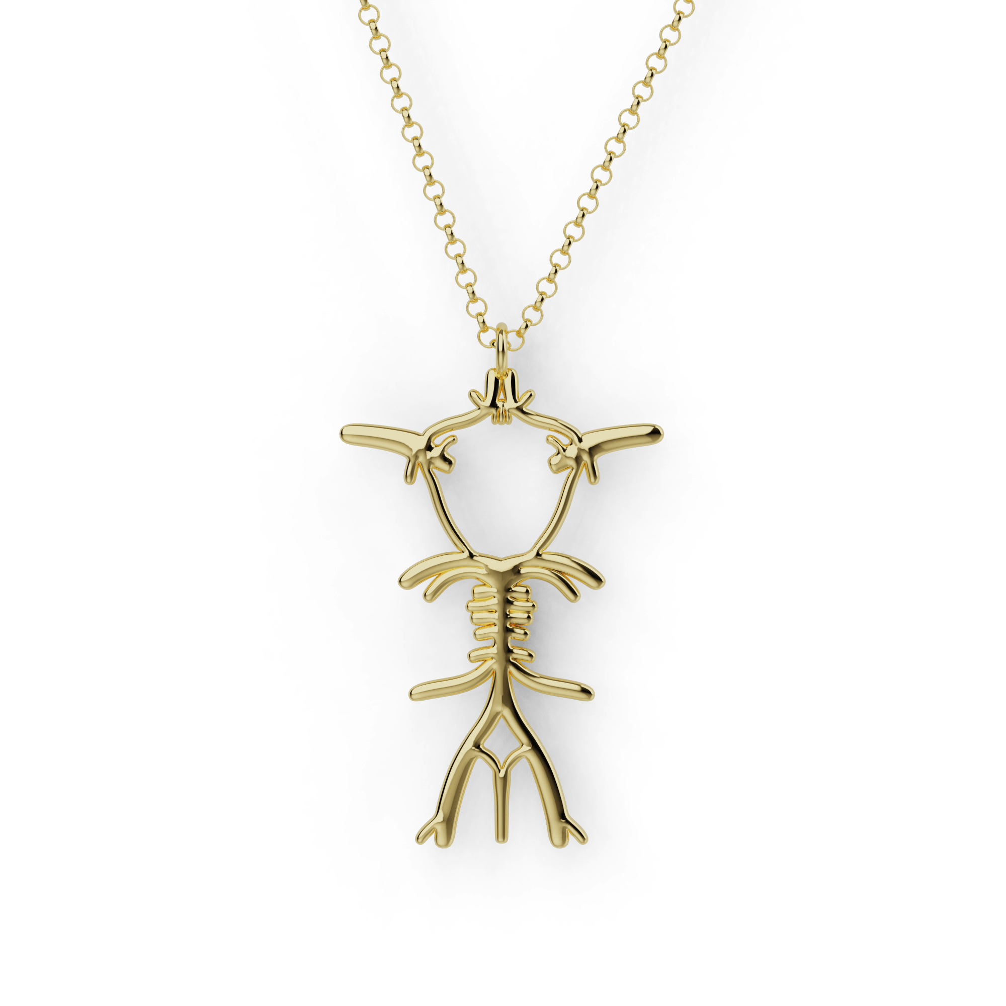 circle of Willis necklace | gold vermeil