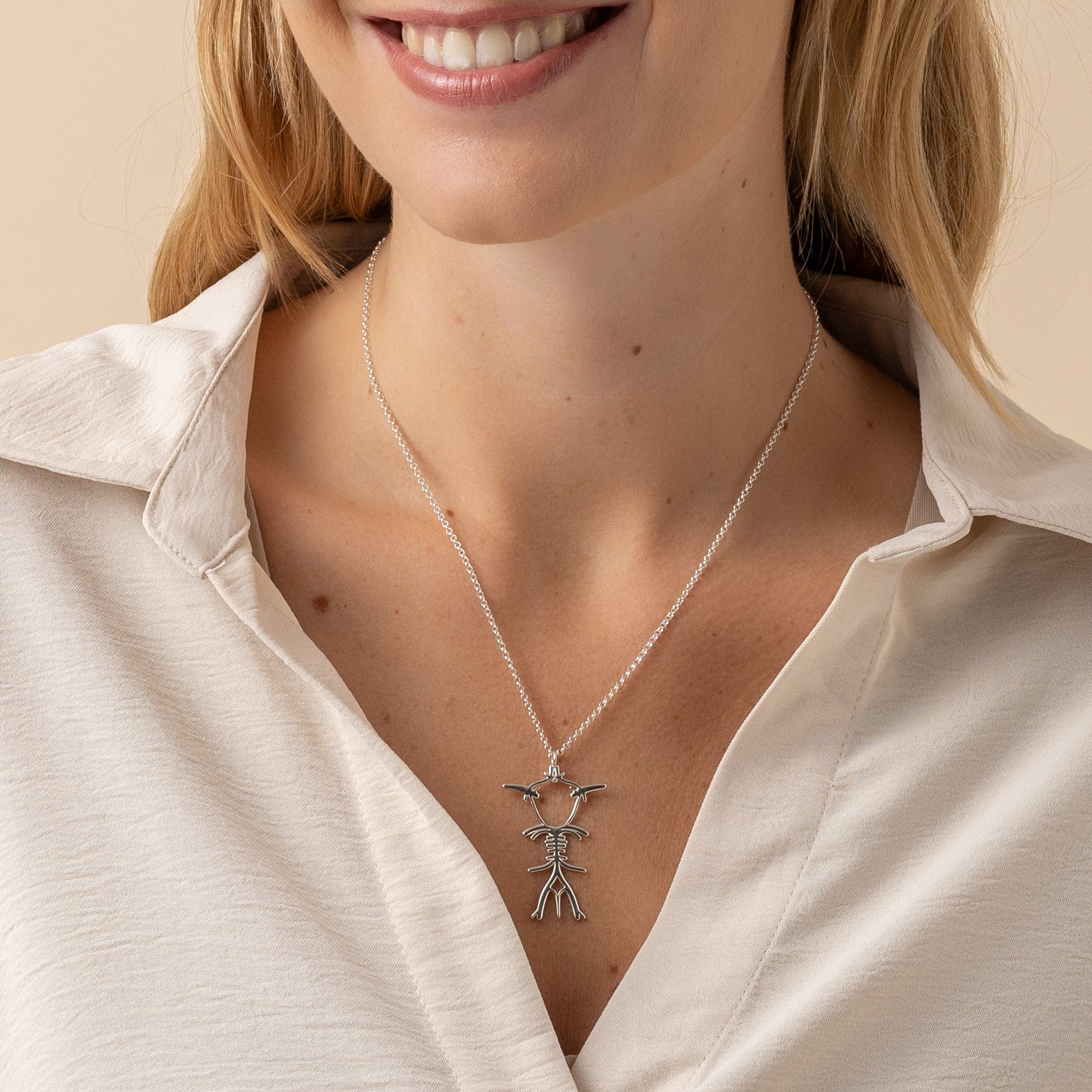 circle of Willis necklace | silver
