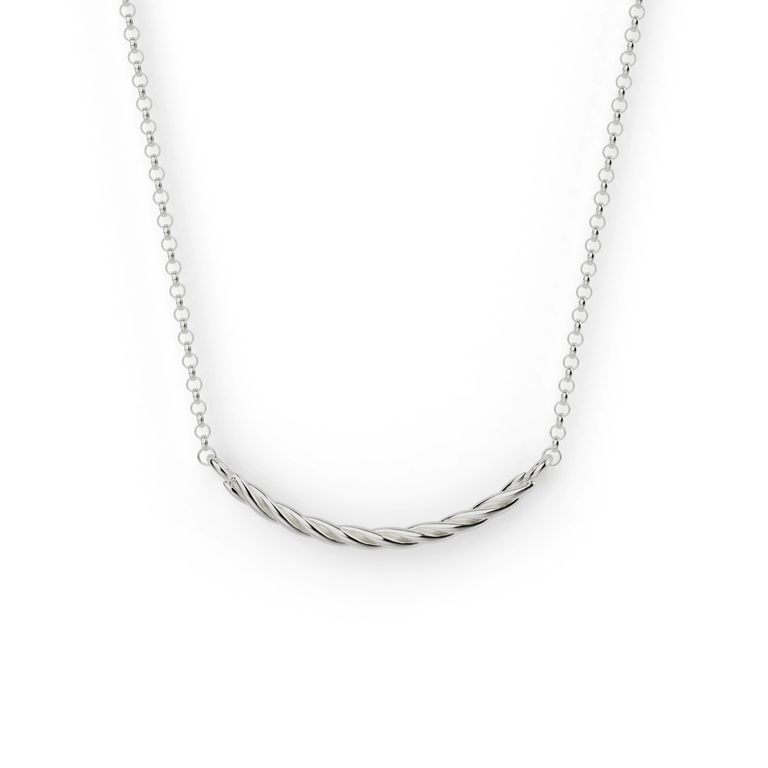 collagen necklace | silver