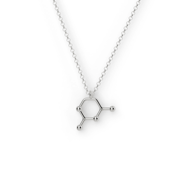cytosine necklace | silver