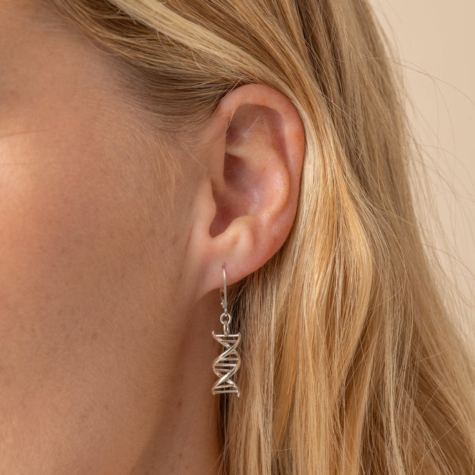 DNA earrings | silver