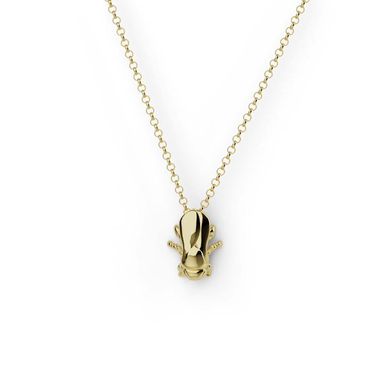 drosophila necklace | gold vermeil