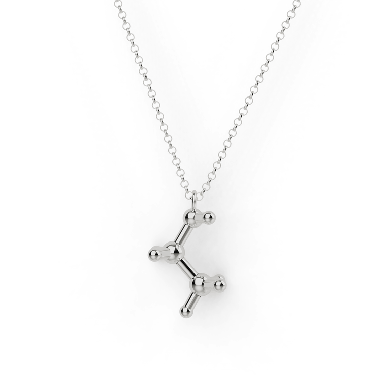 ethanol necklace | silver