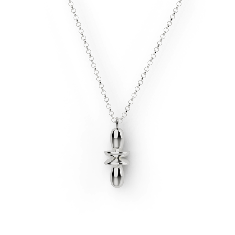 Fz3 atomic orbital necklace | silver
