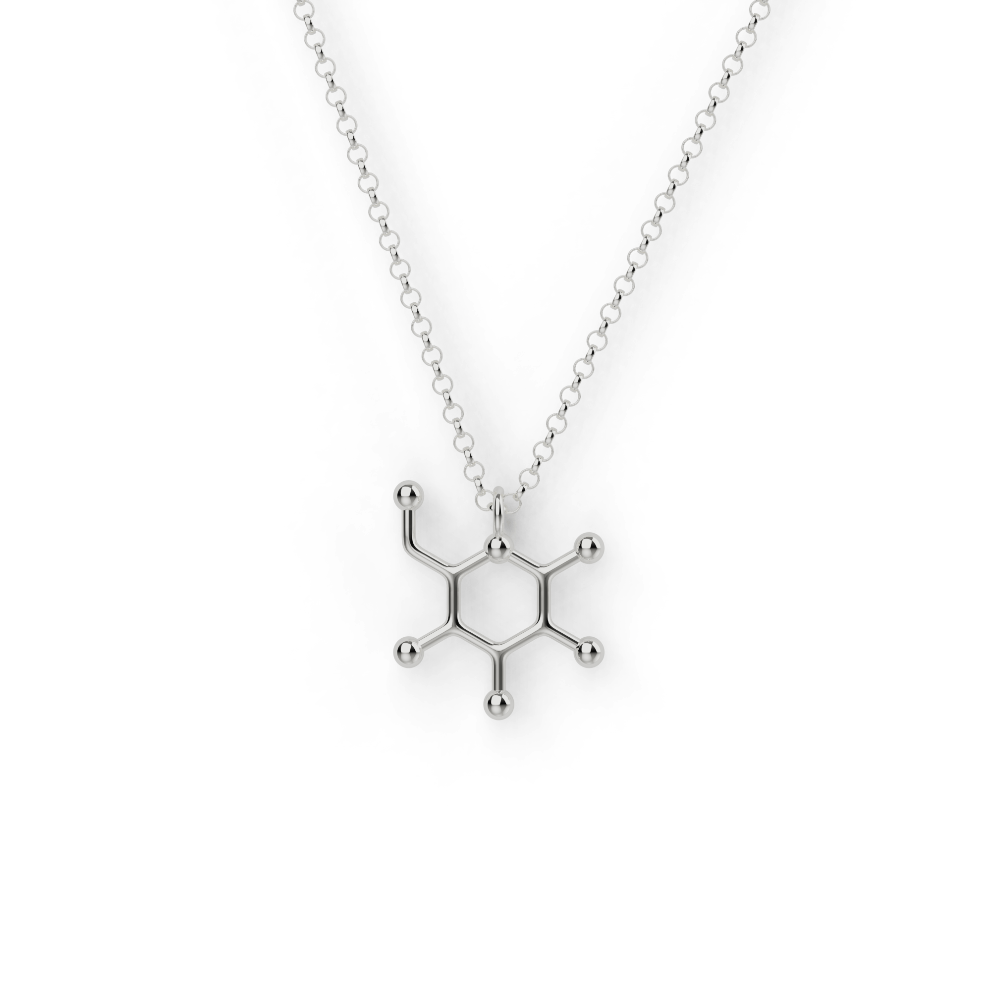 glucose necklace | silver