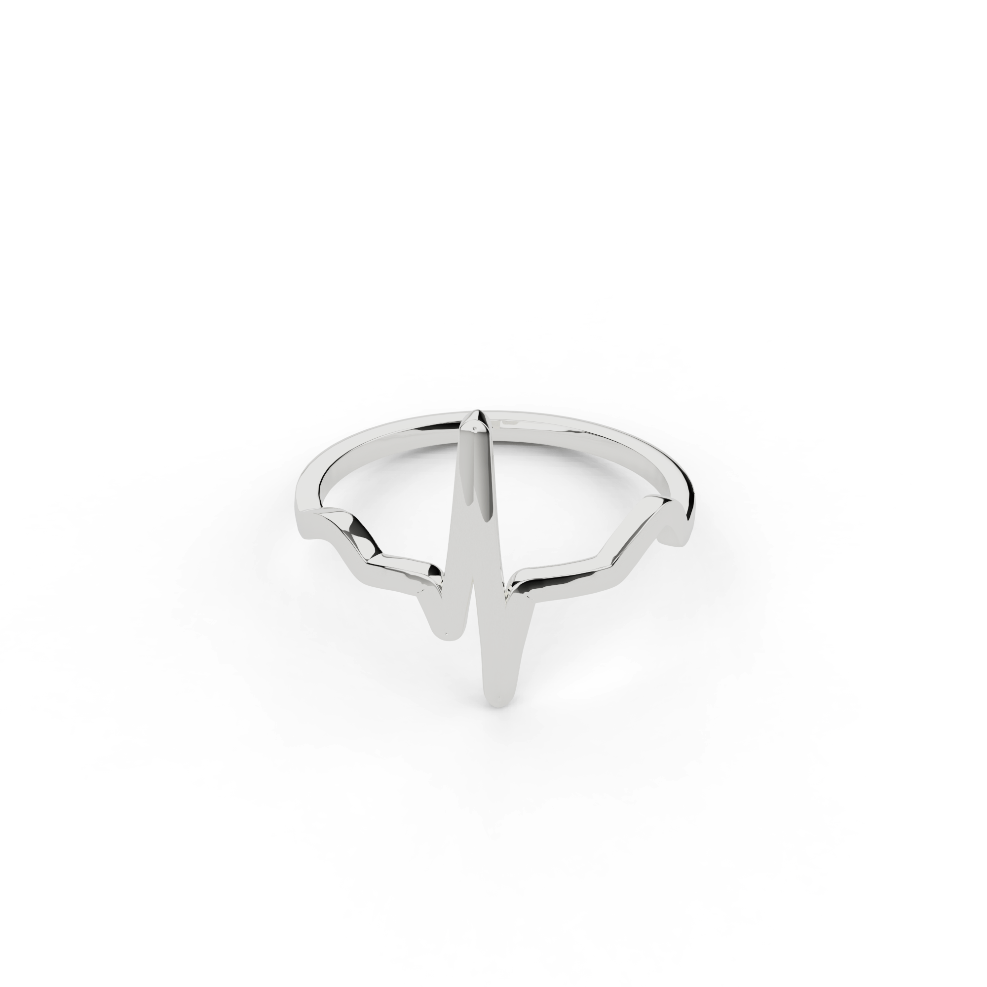 heartbeat ring | silver