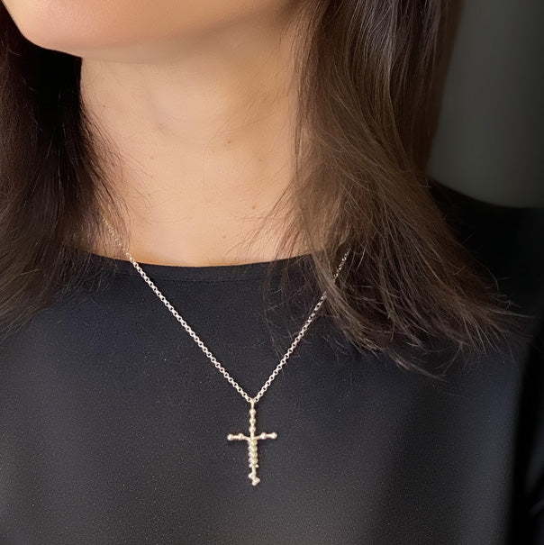 Laminin Necklace | Sterling Silver Cell Biology Jewelry