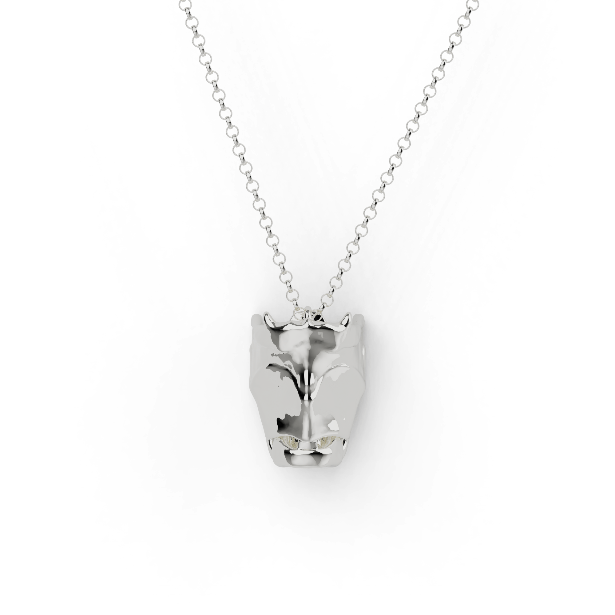 larynx necklace | silver