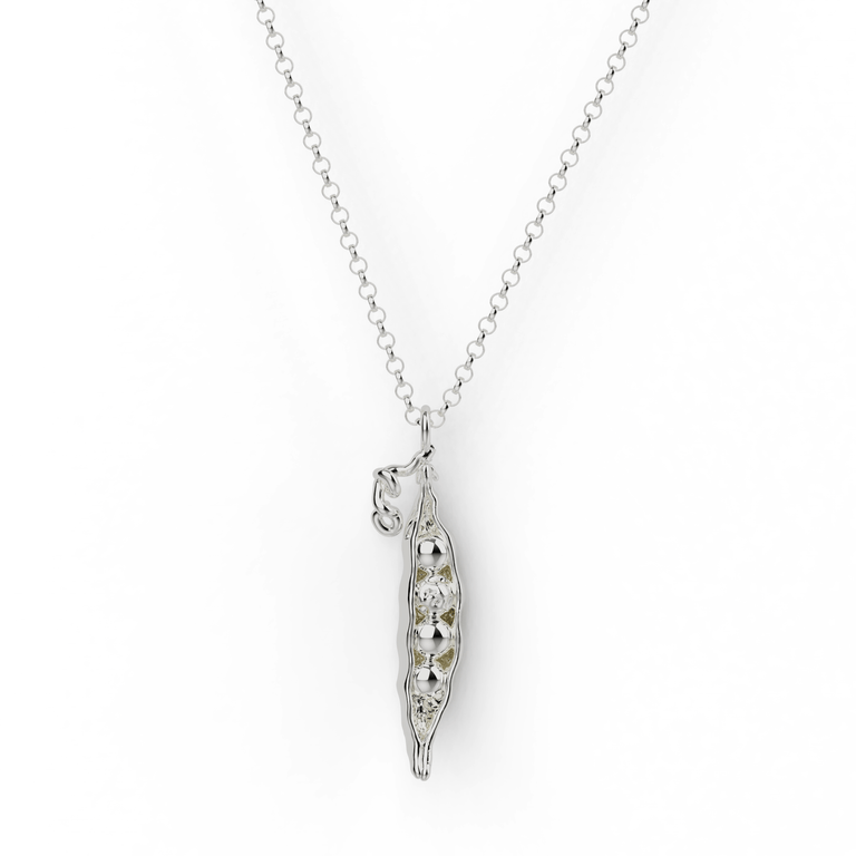Mendel's peas necklace | silver