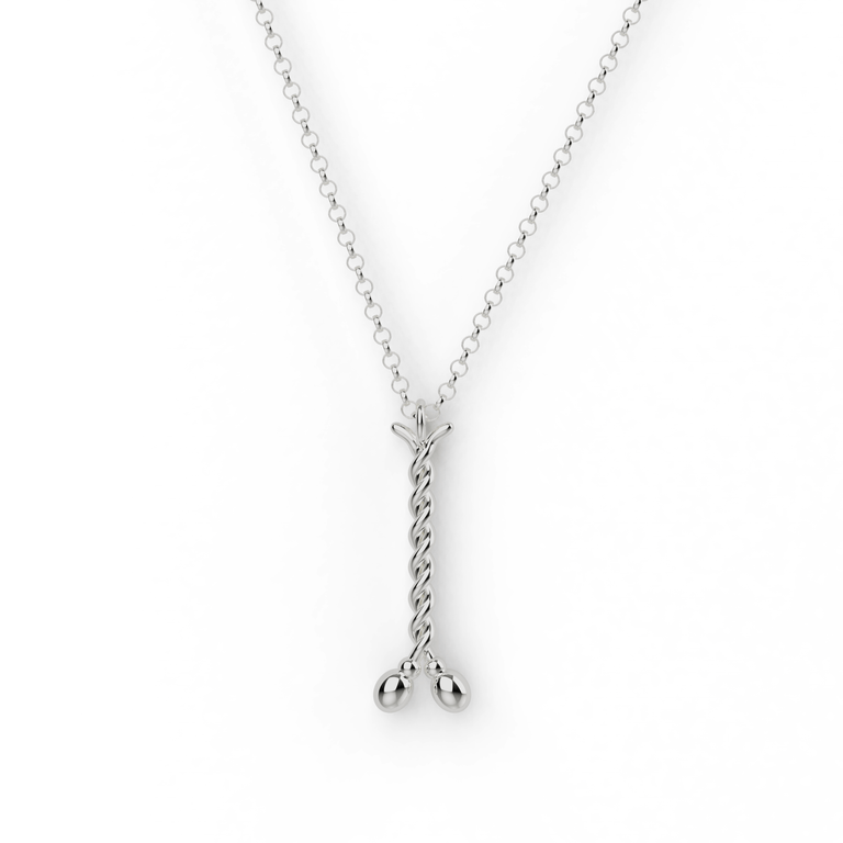 myosin necklace | silver
