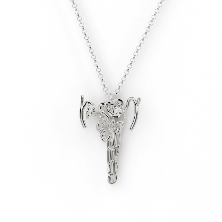 nephron necklace | silver