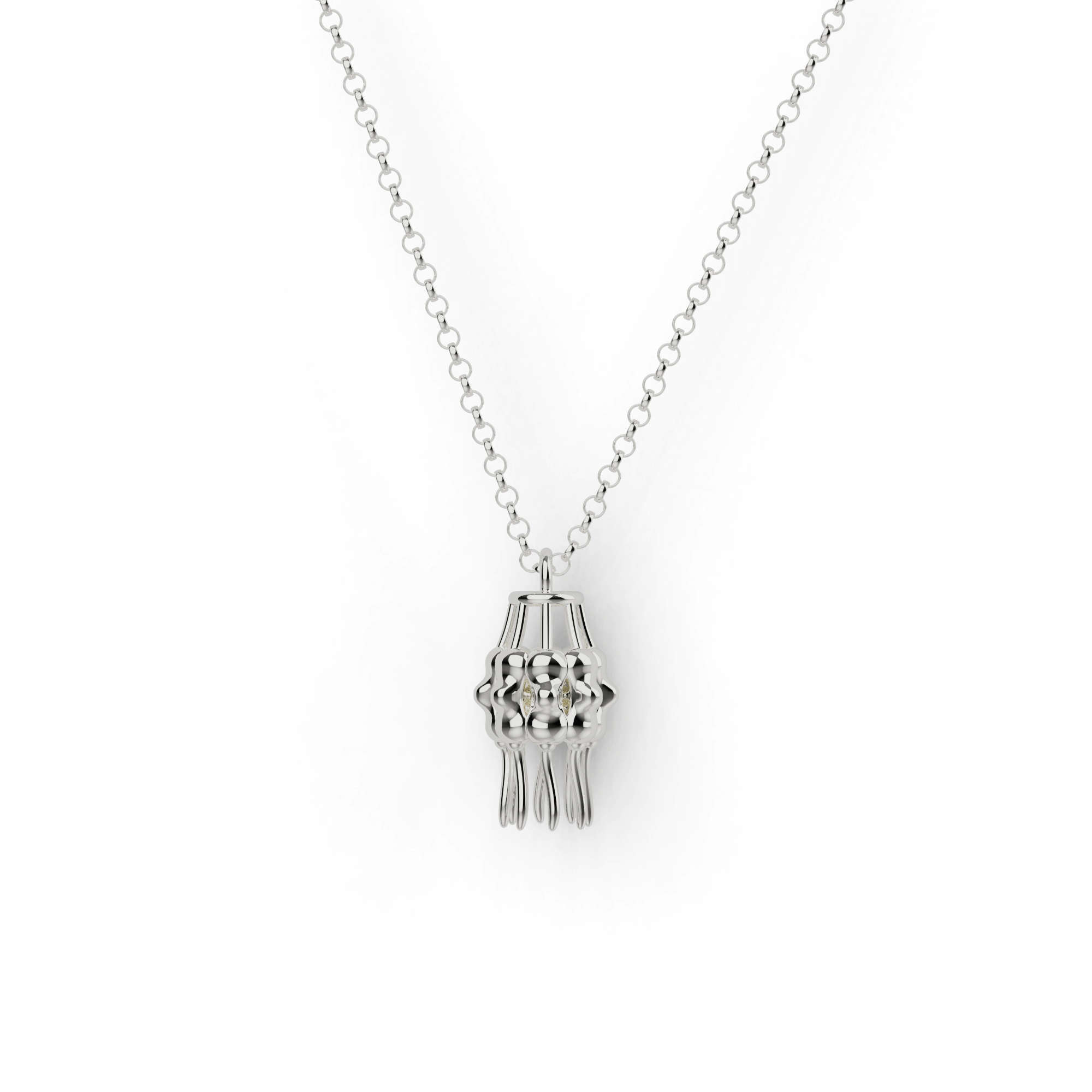 nuclear pore necklace | silver