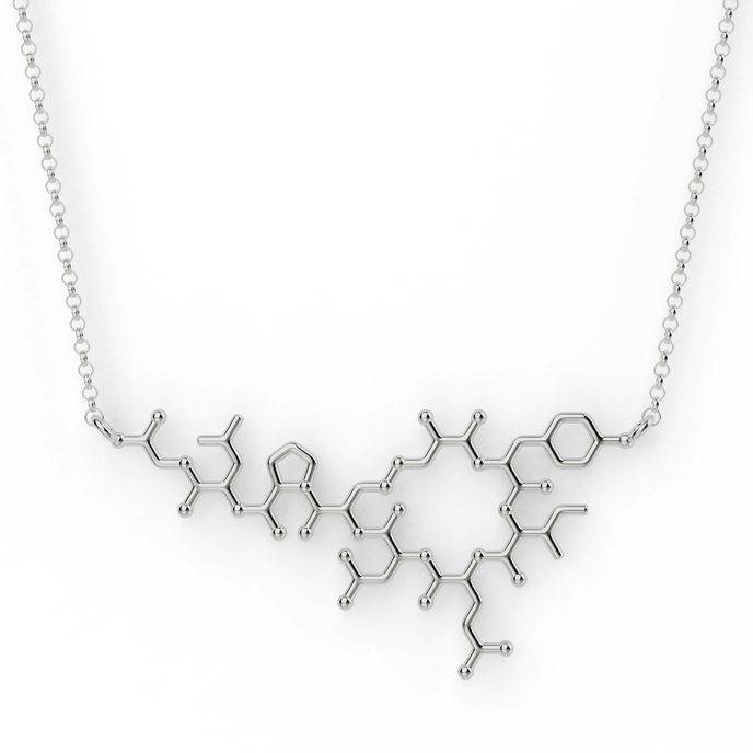 oxytocin necklace | silver