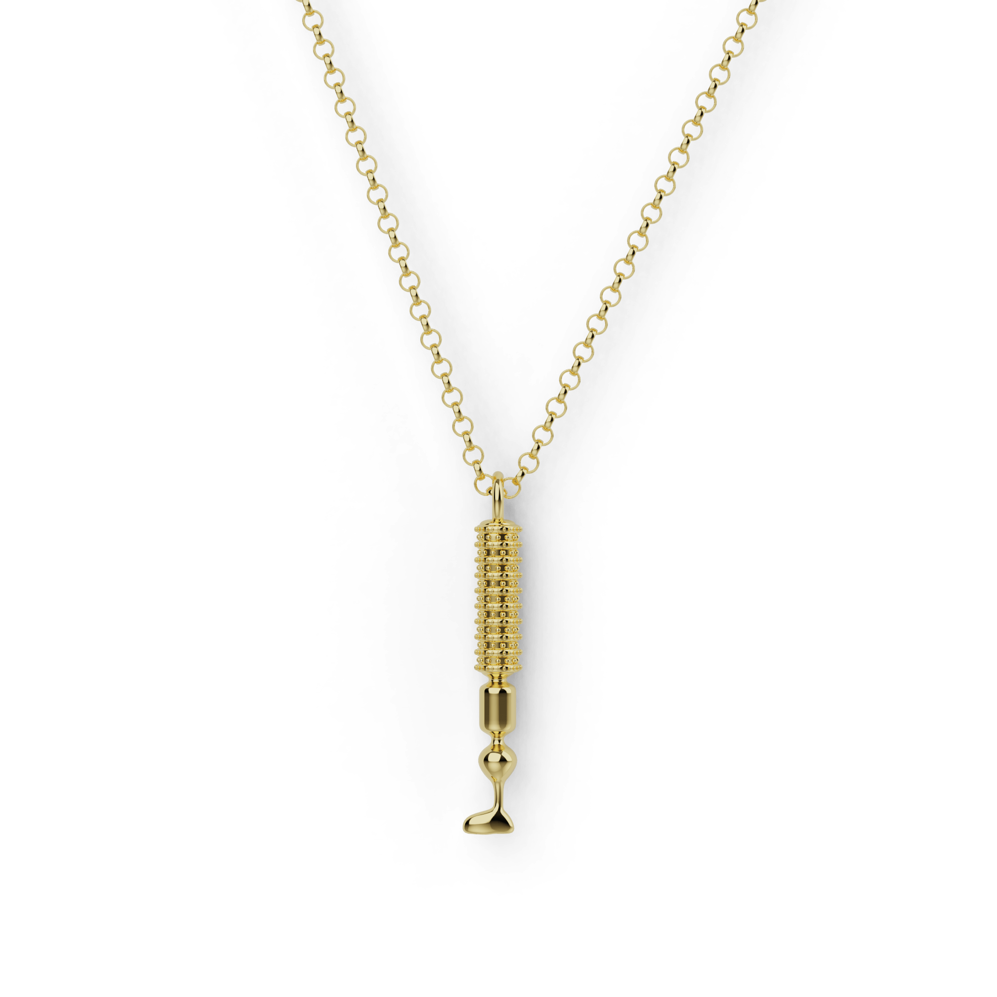 photoreceptor necklace | gold vermeil