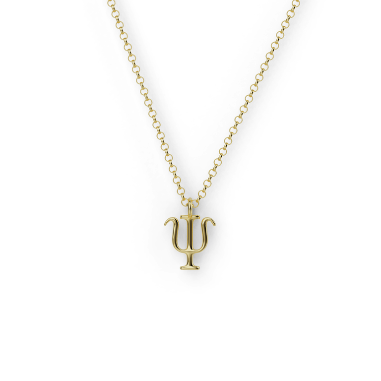 THC necklace | gold vermeil