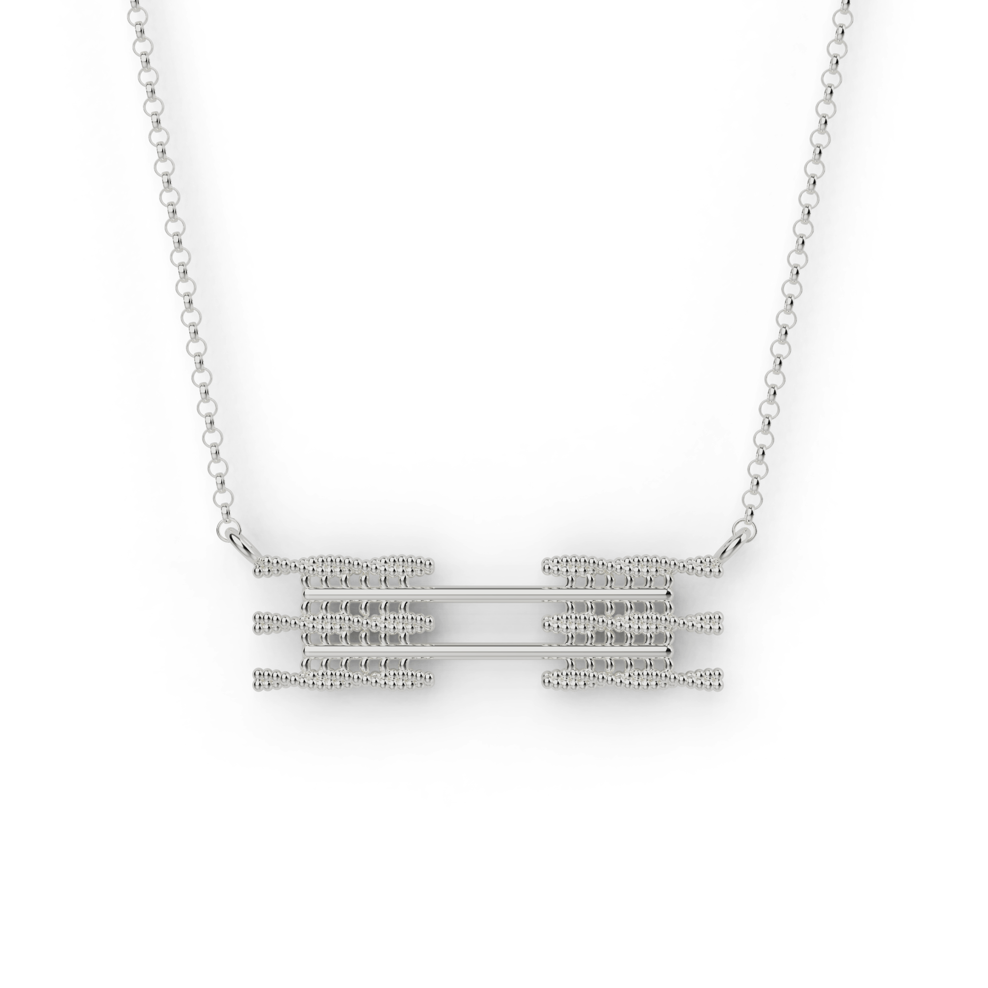 sarcomere necklace | silver